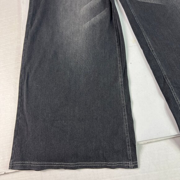 Halara Flex Jeans Women's 27x28* High Rise Wide Leg Black Stretch Denim No Tag - Picture 5 of 16